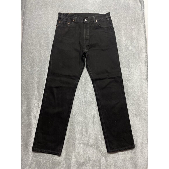 Vintage Levi’s 505 Regular Fit Straight Leg Men's Red Tab Jeans Size 36x32 - Picture 2 of 12